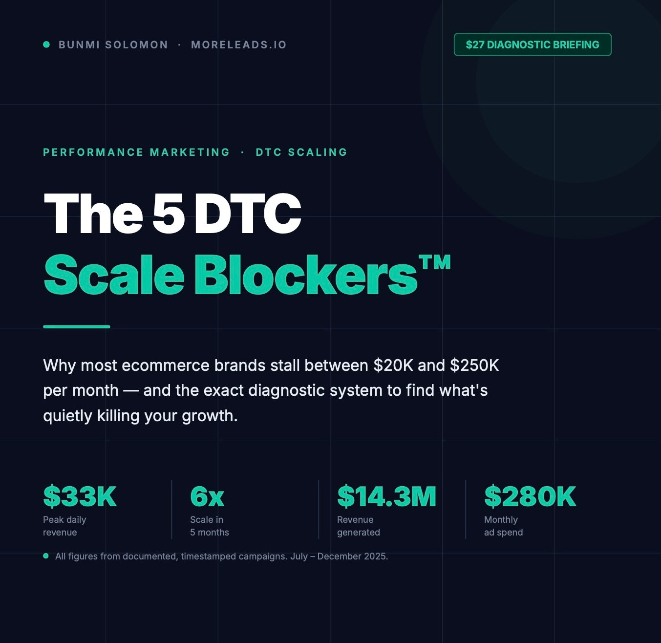 5 DTC Scale Blockers